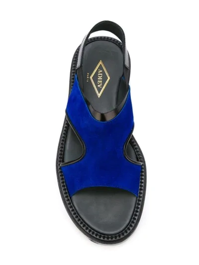 Shop Adieu Cut-out Sandals In Blue