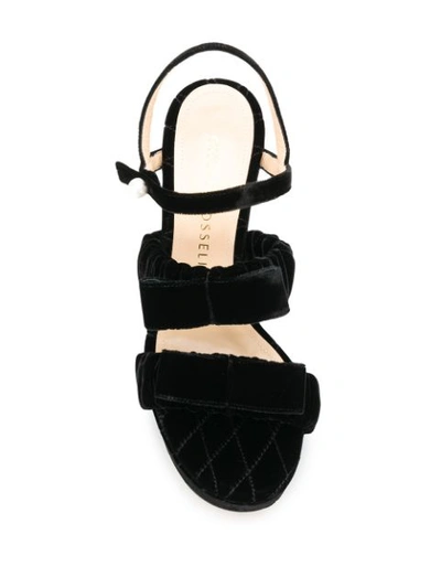 Shop Chloe Gosselin Jean Platform Sandals In Black