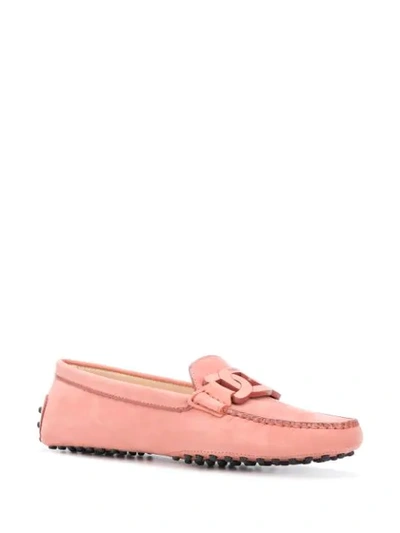 Tod's Kate Gommino Loafers In Pink