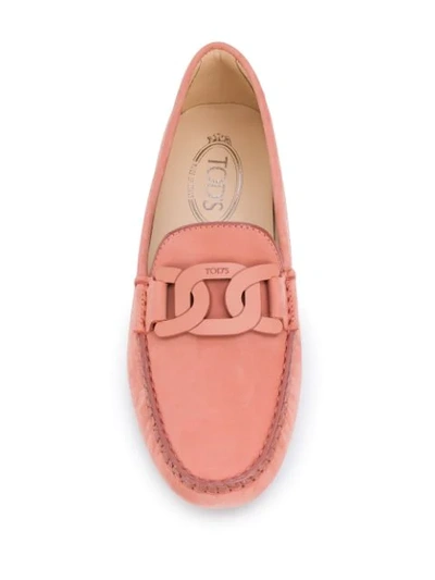Tod's Kate Gommino Loafers In Pink