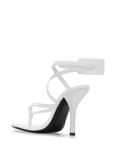 Shop Off-white Zip-tie 110mm Sandals In White