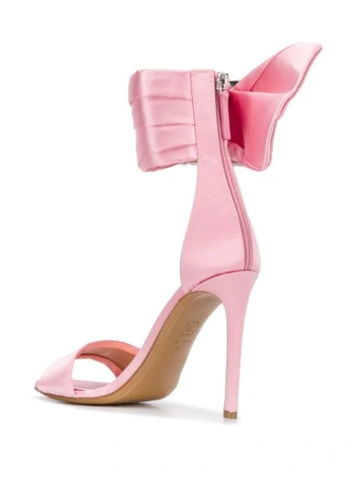 Shop Alexandre Vauthier Yasmin 105mm Buckled Sandals In Pink