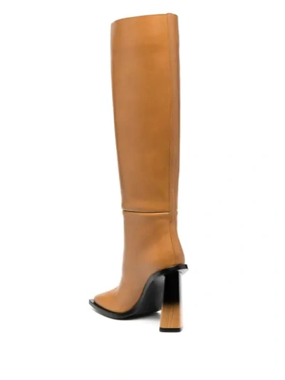 Shop Givenchy Knee-high Boots In Neutrals