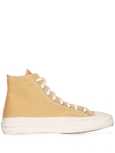 Shop Converse Renew Tripanel Chuck 70 High Top Sneakers In Neutrals