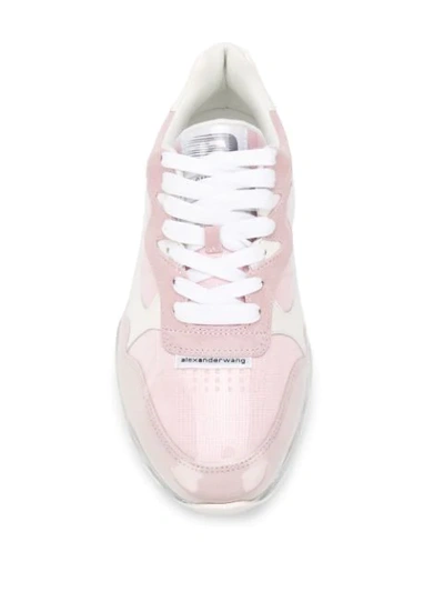 Shop Alexander Wang Awnyc Stadium Sneakers In Pink