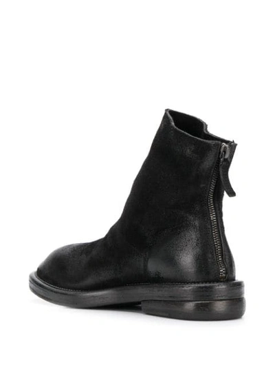 Shop Marsèll Chunky Block 35mm Heel Ankle Boots In Black