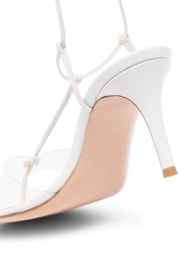 Shop Gianvito Rossi Self-tie 70mm Sandals In White