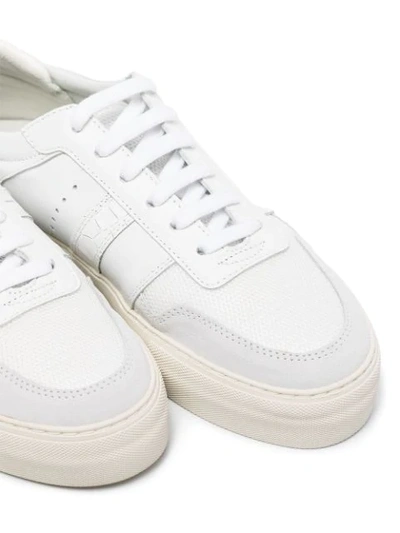 Shop Axel Arigato Detailed Platform Sneakers In White