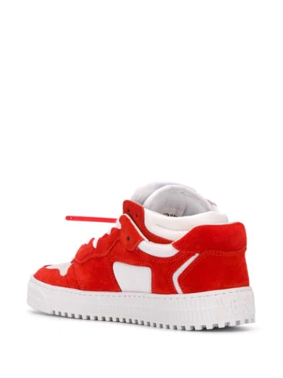 Shop Off-white Arrow Low-top Sneakers In Red