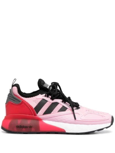 Shop Adidas Originals Ninja Zx 2k Boost Jr Trainers In Pink