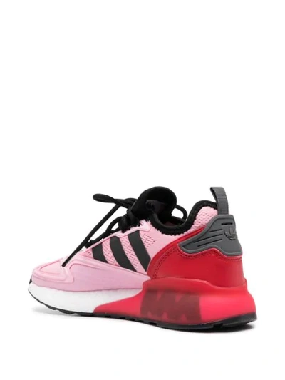 Shop Adidas Originals Ninja Zx 2k Boost Jr Trainers In Pink