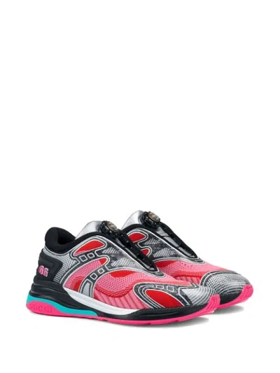 Shop Gucci Ultrapace Low-top Sneakers In Pink