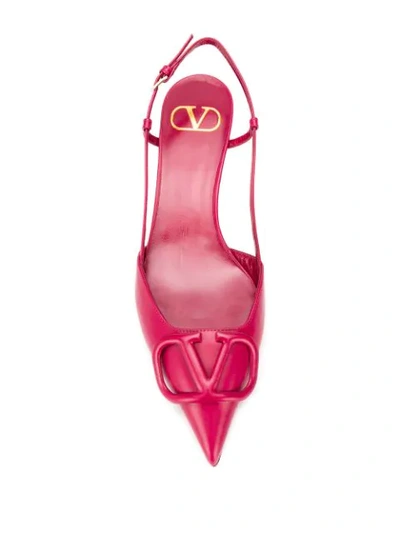 Shop Valentino Vsling 50mm Pumps In Pink