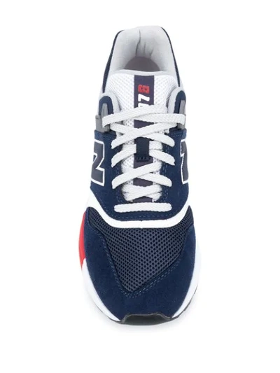 Shop New Balance 997 Low-top Sneakers In Blue