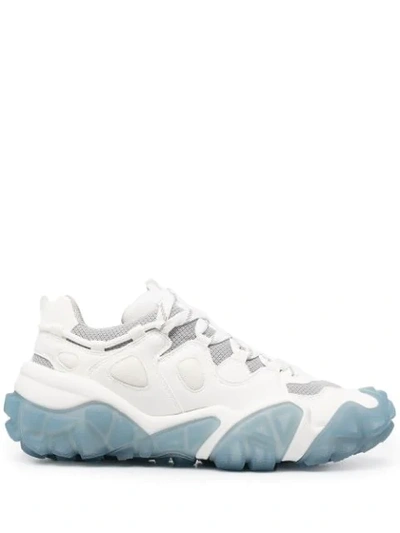 Shop Acne Studios Bolzter Crystal W Sneakers In White