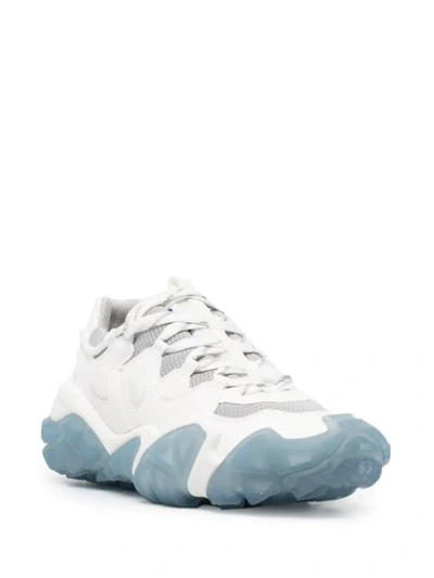 Shop Acne Studios Bolzter Crystal W Sneakers In White