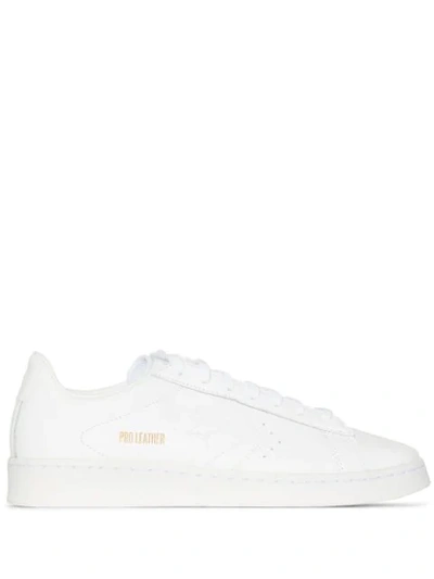 Shop Converse Pro Low-top Leather Sneakers In White