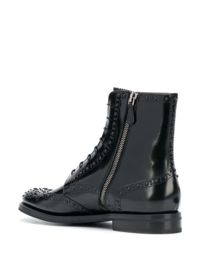 Shop Church's Brogue Ankle Boots In Black