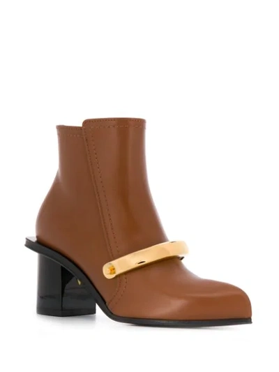 Shop Alexander Mcqueen Pointed-toe Boots In Brown