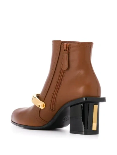 Shop Alexander Mcqueen Pointed-toe Boots In Brown