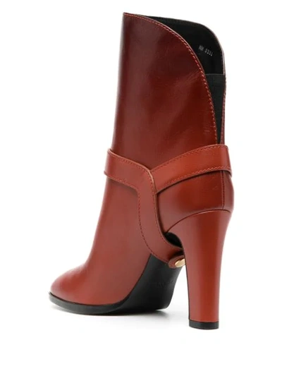 Shop Givenchy Mid-high Ankle Boots In Orange