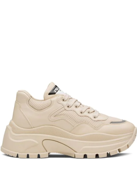 prada leather trainers
