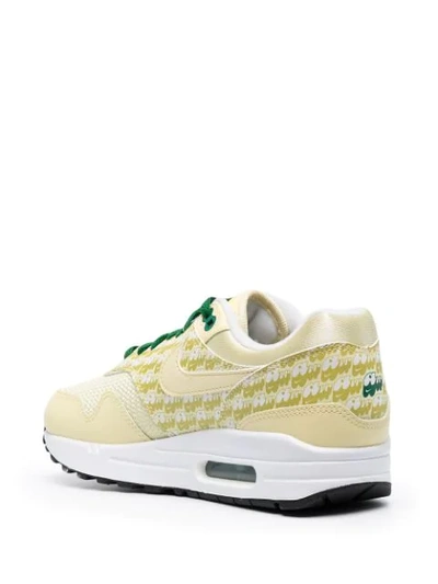 Shop Nike Logo-print Lace-up Sneakers In Yellow