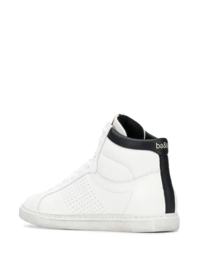 Shop Ba&sh Hcosta High-top Sneakers In White