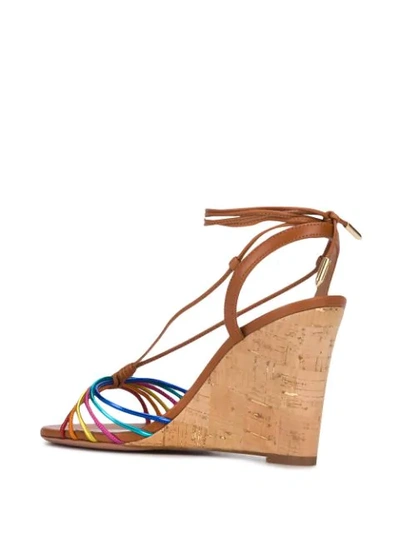 STRAPPY WEDGE SANDALS