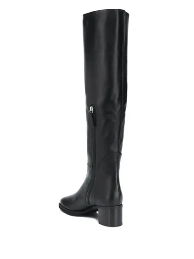 Shop Giuseppe Zanotti Side-zip Knee Boots In Black