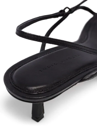 Shop Studio Amelia 2.6 50mm Thong-strap Sandals In Black