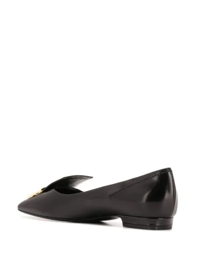 Shop Givenchy Double G Mystic Loafers In Black