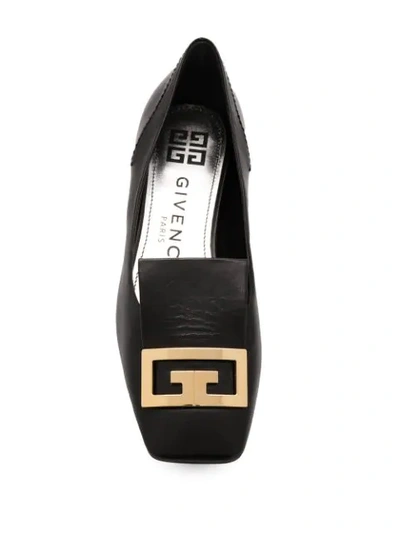 Shop Givenchy Double G Mystic Loafers In Black