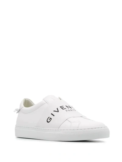 Shop Givenchy Webbing Low-top Sneakers In White