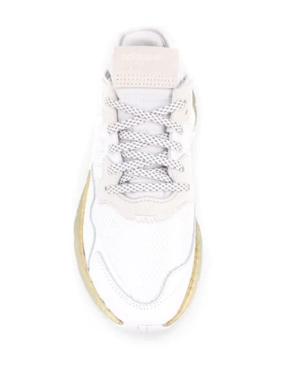 Shop Adidas Originals Nite Jogger Chunky Sneakers In White