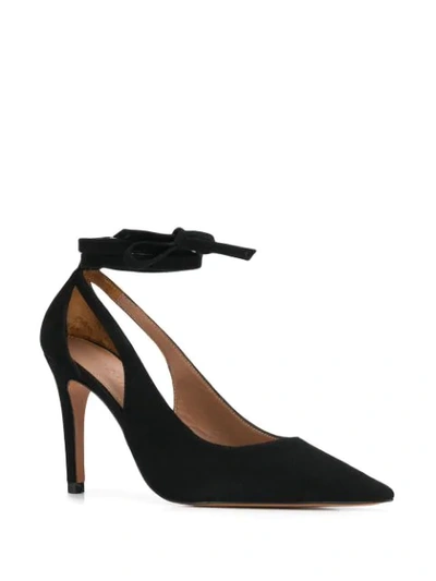 Shop Ba&sh Catilde Wrap-ankle Pumps In Black