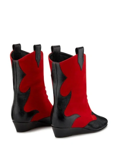 Shop Giuseppe Zanotti Hadley Boots In Red