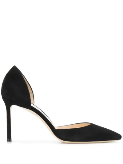 Shop Jimmy Choo Esther 85mm Pumps In Black