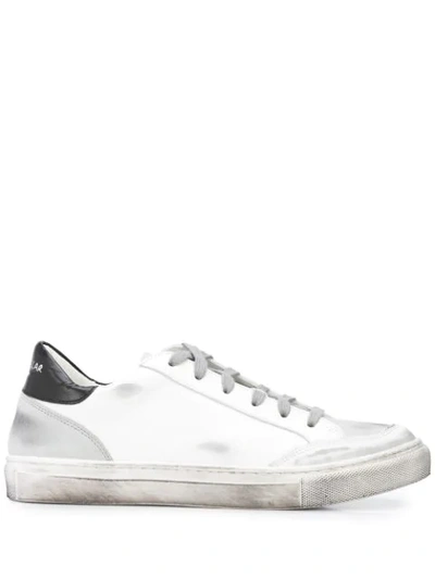 Shop Chuckies New York Silver Dollar Sneakers In White