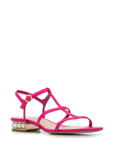 Shop Nicholas Kirkwood Casati Strap Sandals 25mm In Pink