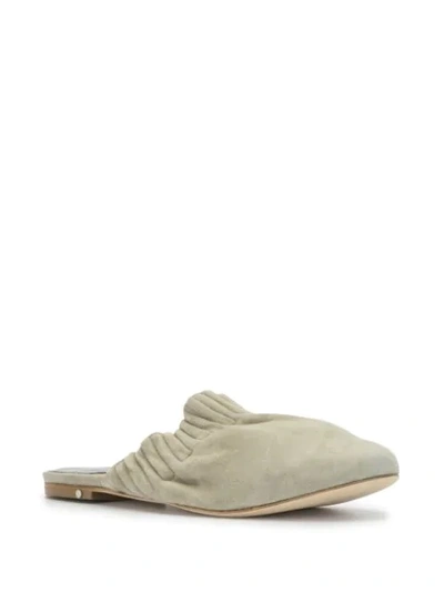 Shop Laurence Dacade Tammy Flat Mules In Green