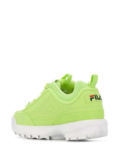 Shop Fila Disruptor Low Top Sneakers In Green