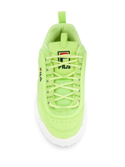 Shop Fila Disruptor Low Top Sneakers In Green