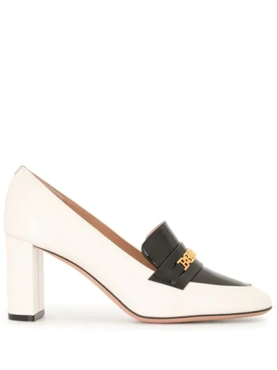 Shop Bally Dahlia Loafer-style Pumps In White
