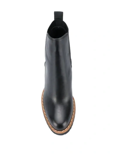 Shop Hogan High-heel 100mm Ankle Boots In Black