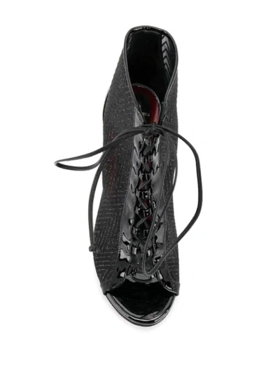Shop Maison Ernest Carlotta 100 Panelled Ankle Boots In Black