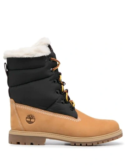 Shop Timberland Heritage Boots In Brown