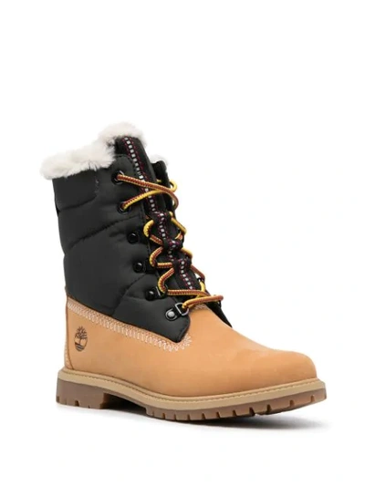Shop Timberland Heritage Boots In Brown
