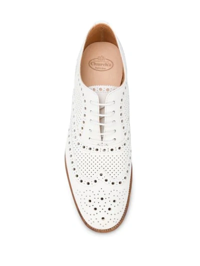 PERFORATED LACE-UP SHOES