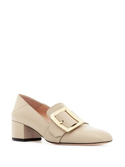 Shop Bally Janelle 30mm Loafers In Brown